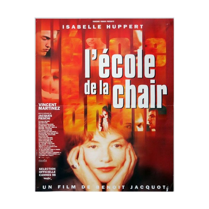 AFFICHE FILM : affiche de cinéma du film "L'école de la chair" dimension 40 x 54,5 cm