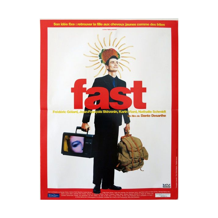 AFFICHE FILM : affiche de cinéma du film "Fast" dimension 40 x 53 cm