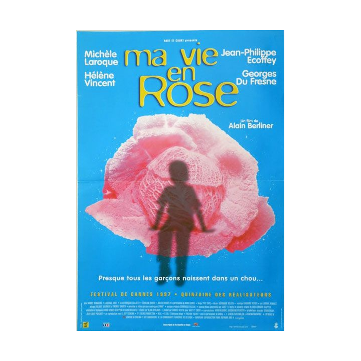 AFFICHE FILM : affiche de cinéma du film "Ma vie en rose" dimension 40 x 60 cm