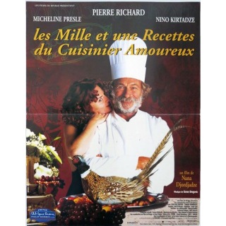 AFFICHE FILM : affiche de cinéma "Les mille et une recettes du cuisinier amoureux" 40 x 53,5 cm