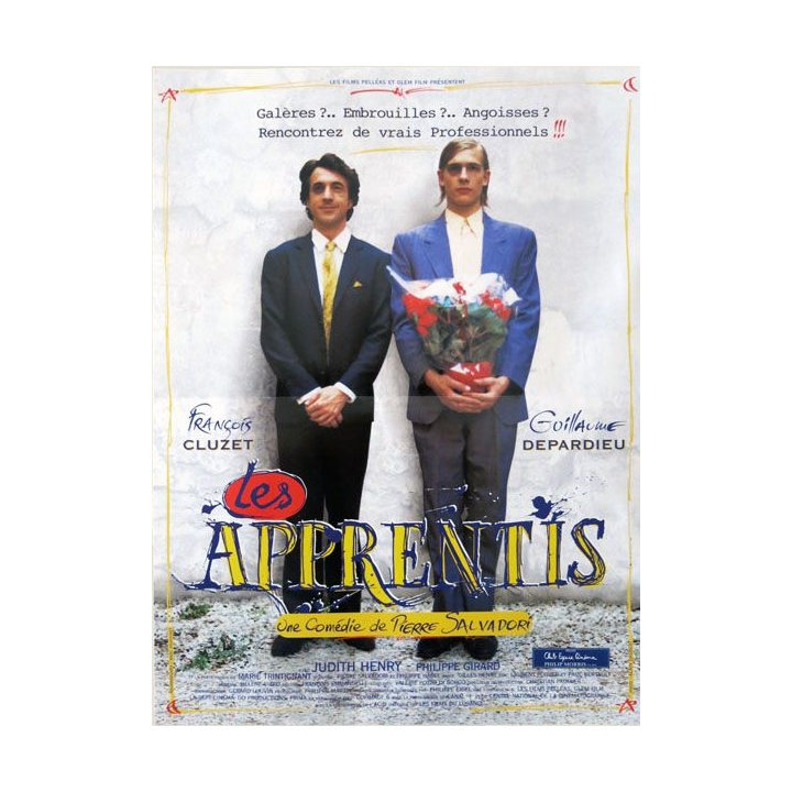 AFFICHE FILM : affiche de cinéma du film "les apprentis" dimension 40 x 54 cm