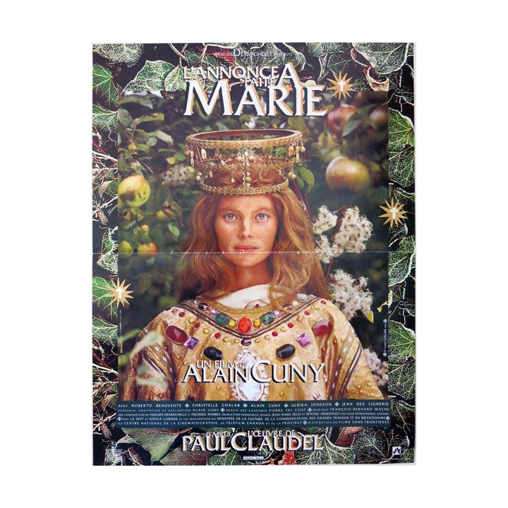 AFFICHE FILM : affiche de cinéma du film "L'annonce faite à Marie" dimension 40 x 54 cm (E001)