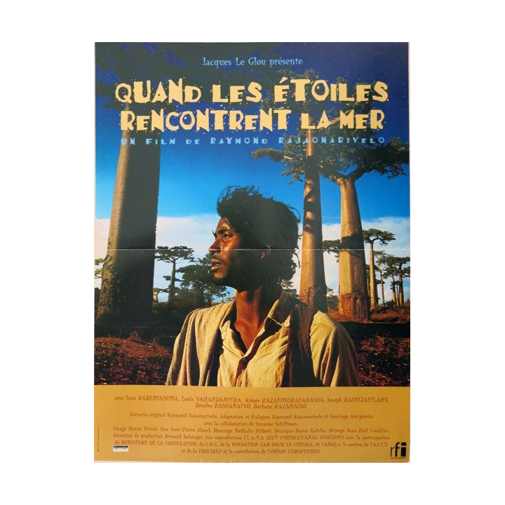 AFFICHE FILM : affiche de cinéma du film "Quand les étoiles rencontrent la mer" dimension 40 x 54 cm (E001)
