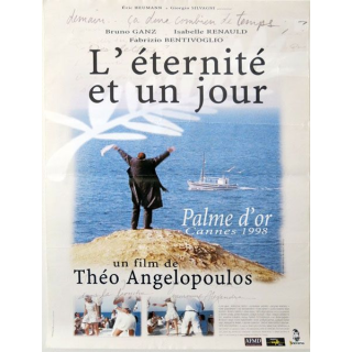 AFFICHE FILM : affiche de cinéma du film "L'éternité et un jour" dimension 40 x 54,5 cm (E001)