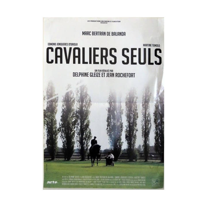 AFFICHE FILM : affiche de cinéma du film "Cavaliers seuls" dimension 42 x 59 cm (E002)