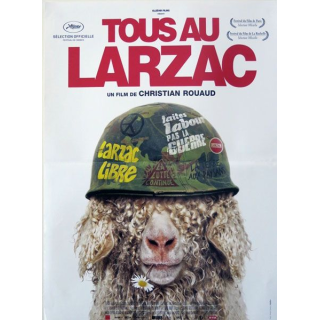 AFFICHE FILM : affiche de cinéma du film "Tous au Larzac" dimension 40 x 53 cm (E002)