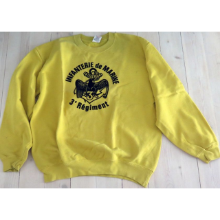 Sweat shirt du 3° RIMA de taille M  flocage insigne Fruit of the Loom