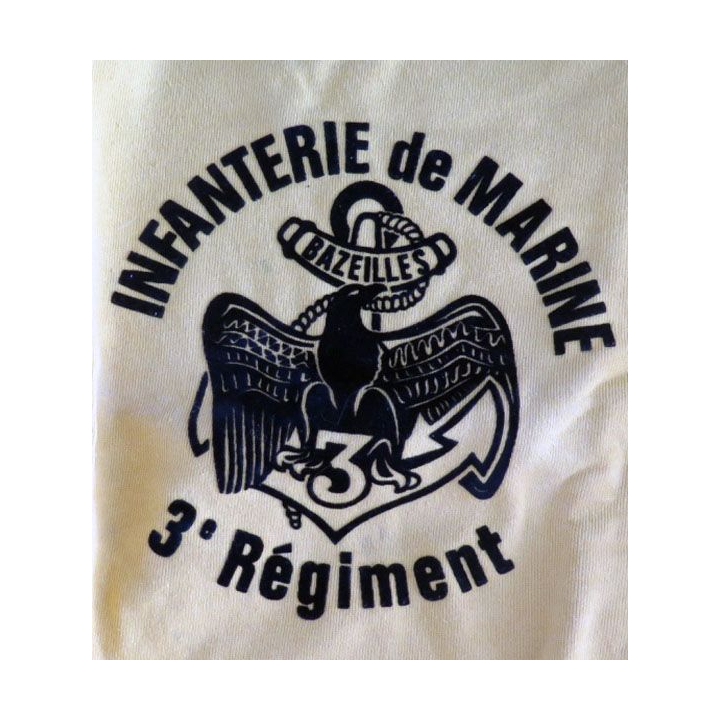 Sweat shirt du 3° RIMA de taille M  flocage insigne Fruit of the Loom