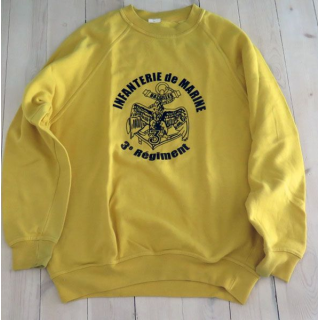 Sweat  shirt du 3° RIMA de taille 96 avec flocage insigne Marck 2008 