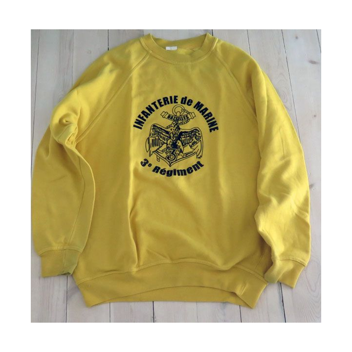 Sweat  shirt du 3° RIMA de taille 96 avec flocage insigne Marck 2008 