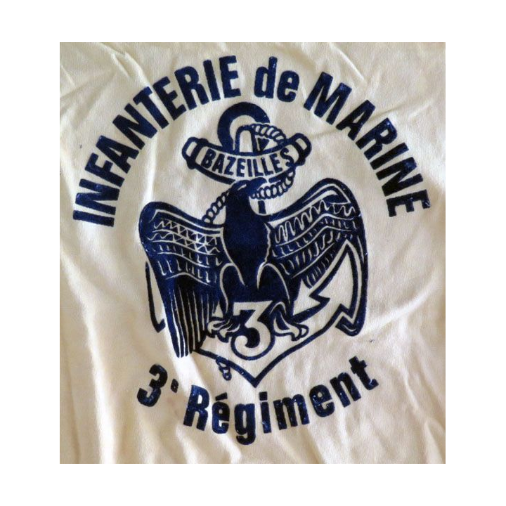Tee shirt du 3° RIMA de taille 96 flocage insigne Autentic Tee shirt 