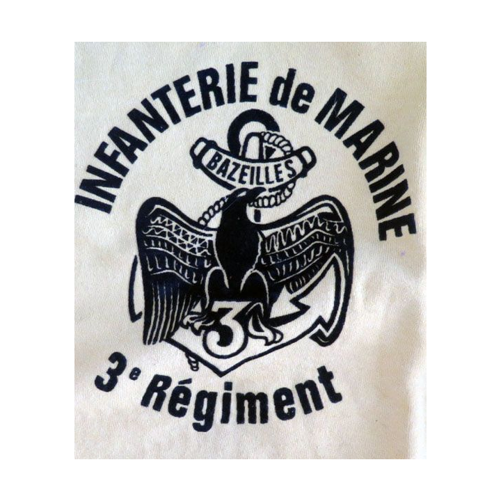 Tee shirt du 3° RIMA de taille 96 flocage insigne Autentic Tee shirt 