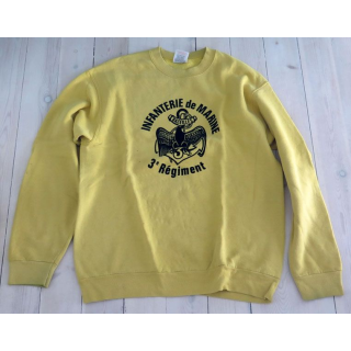 Sweat shirt du 3° RIMA de taille M  flocage insigne Fruit of the Loom