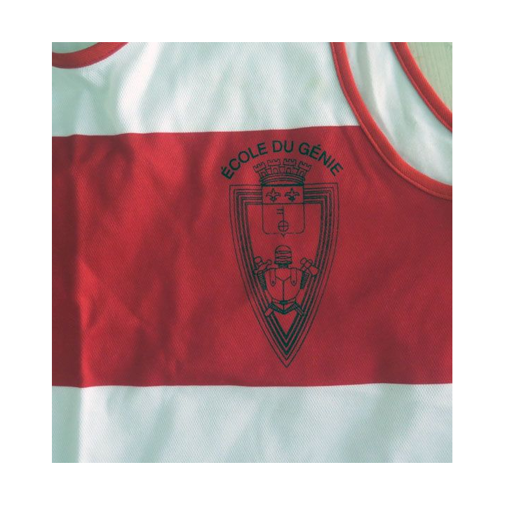 Maillot de sport de l'Ecole du génie de taille 96 (M) neuf 2009 