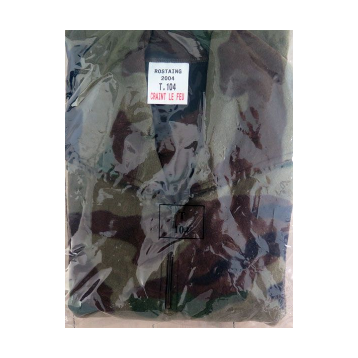 Chemise polaire camouflée taille 104 de fabrication Rostaing 2004