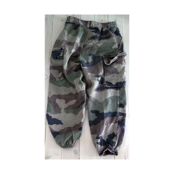 Pantalon de treillis camouflé vert armé taille 76 C