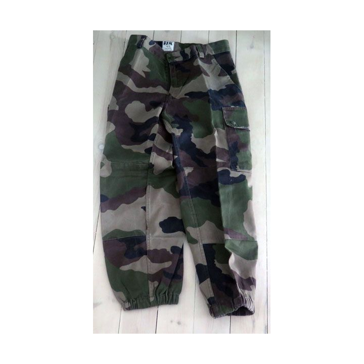 Pantalon de treillis camouflé vert armé taille 76 C