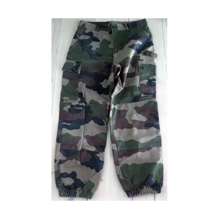 Pantalon de treillis camouflé vert armé taille 76 M