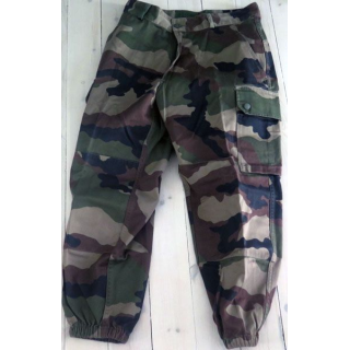 Pantalon de treillis camouflé vert armé taille 80 C