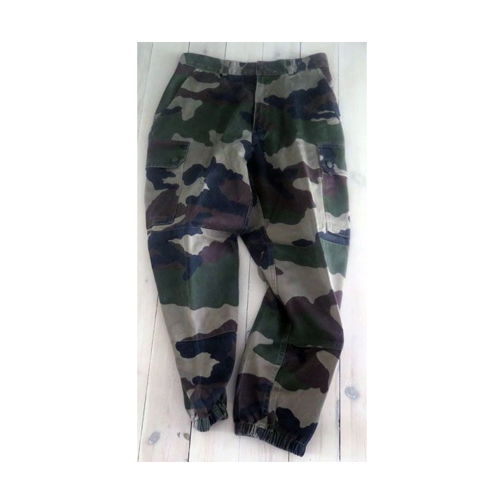 Pantalon de treillis camouflé vert armé taille 76 M