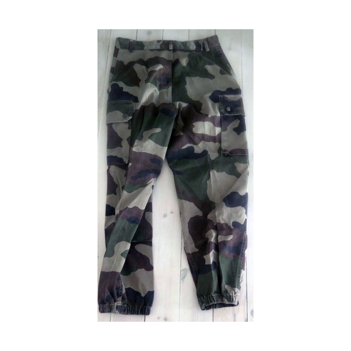 Pantalon de treillis camouflé vert armé taille 76 M