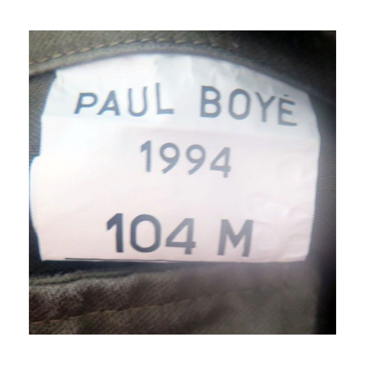 Veste de treillis vert armé taille 104 M Paul Boye 1994