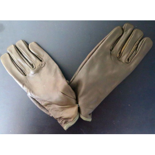 paire de Gants de combat "cuir" vert avec feutrine blanche intérieure