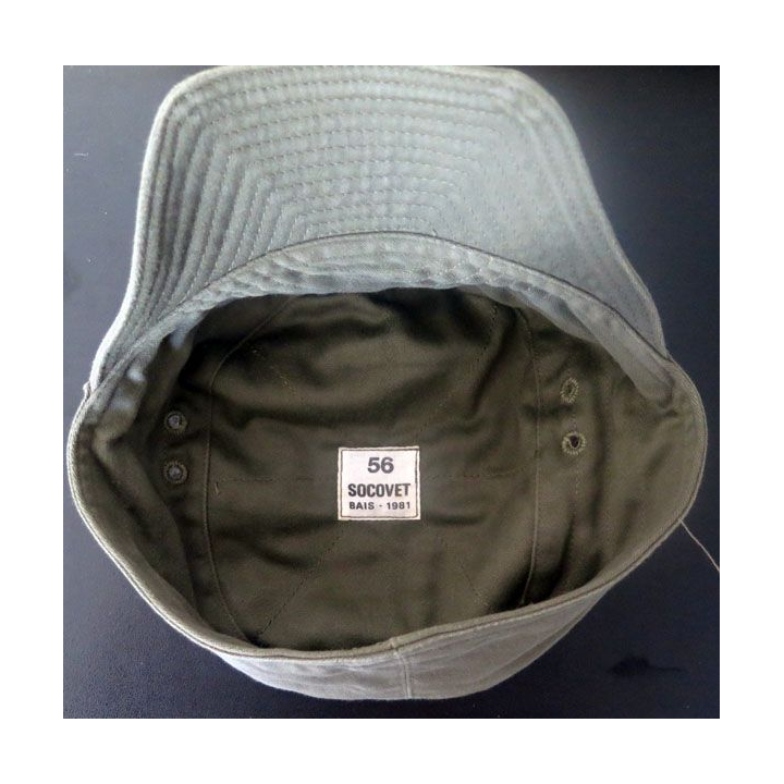 casquette française vert armé de taille 56 1981 Socovet