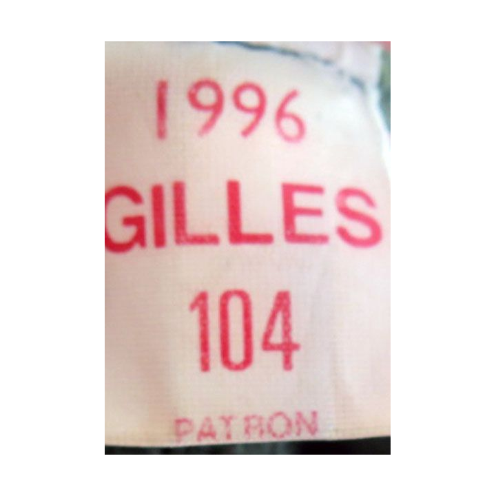 Pull militaire col en V fabricant Gilles 1996 taille 104 Homme