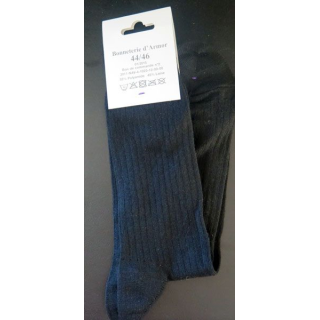 Paire de chaussettes basses militaires neuves noires de taille 44/46 Bonneterie d'Armor