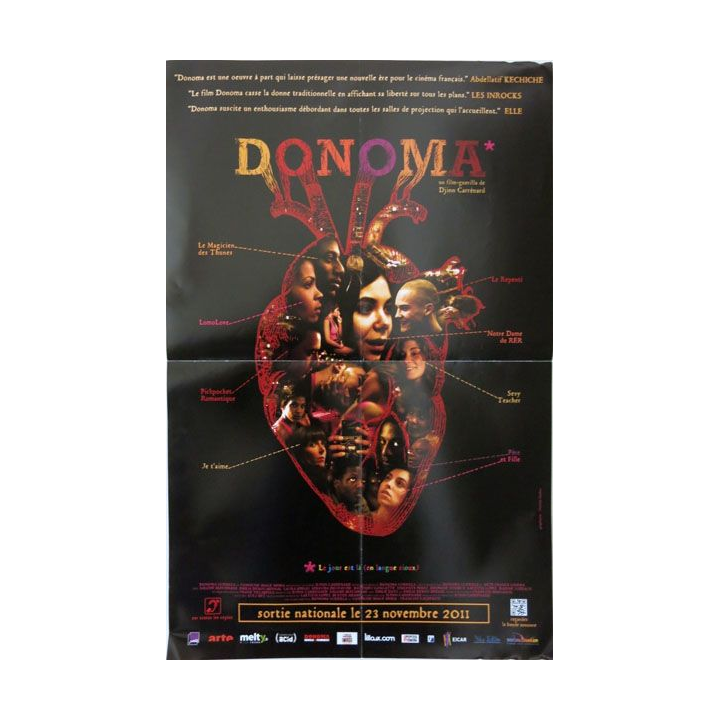 AFFICHE FILM : affiche de cinéma du film " Donoma " dimension 40 x 60 cm (E002)