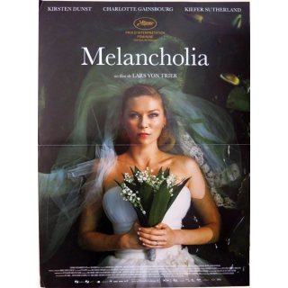 AFFICHE FILM : affiche de cinéma du film "Melancholia" dimension 39 x 53 cm (E002)
