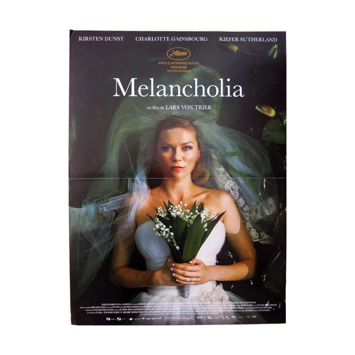 AFFICHE FILM : affiche de cinéma du film "Melancholia" dimension 39 x 53 cm (E002)