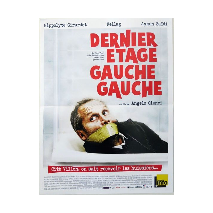AFFICHE FILM : affiche de cinéma du film "Dernier étage gauche gauche" dimension 39 x 53 cm (E002)