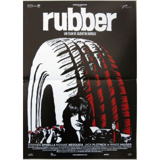 AFFICHE FILM : affiche de cinéma du film "Rubber" dimension 40 x 53 cm (E002)