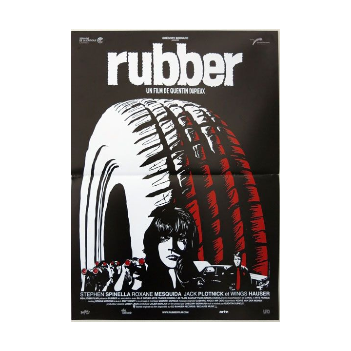 AFFICHE FILM : affiche de cinéma du film "Rubber" dimension 40 x 53 cm (E002)