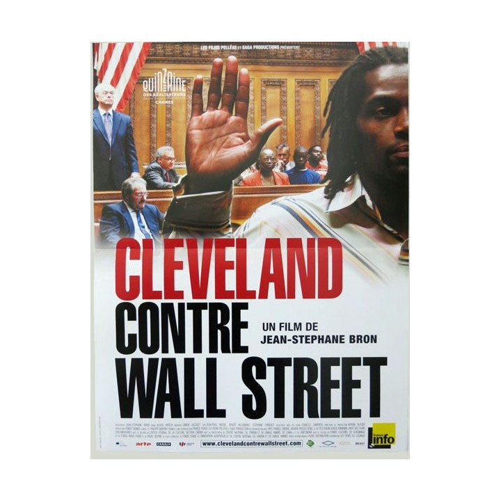 AFFICHE FILM : affiche de cinéma du film "Cleaveland contre Walstreet" dimension 39 x 53 cm (E002)