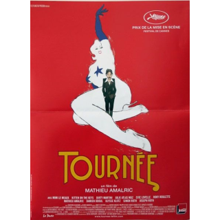 AFFICHE FILM : affiche de cinéma du film "Tournée" dimension 39 x 53 cm (E002)