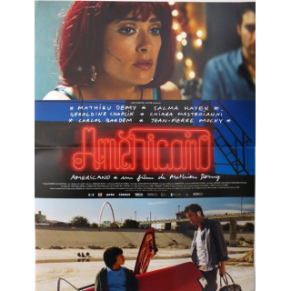 AFFICHE FILM : affiche de cinéma du film "Americano" dimension 39 x 53 cm (E002)