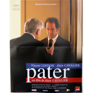 AFFICHE FILM : affiche de cinéma du film "Pater" dimension 40 x 53 cm (E002)