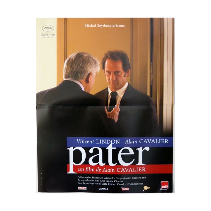 AFFICHE FILM : affiche de cinéma du film "Pater" dimension 40 x 53 cm (E002)