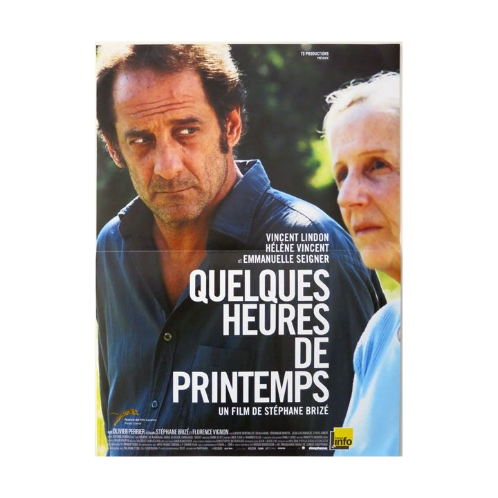 AFFICHE FILM : affiche de cinéma du film "Quelques heures de printemps" dimension 39 x 54 cm (E002)