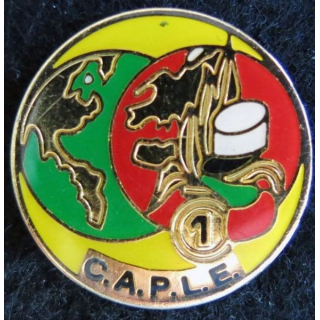 CAPLE 1° RE : pin's métallique de la compagnie administrative du personnel de la Légion étrangère