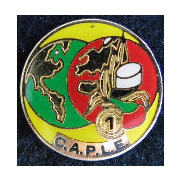 CAPLE 1° RE : pin's métallique de la compagnie administrative du personnel de la Légion étrangère
