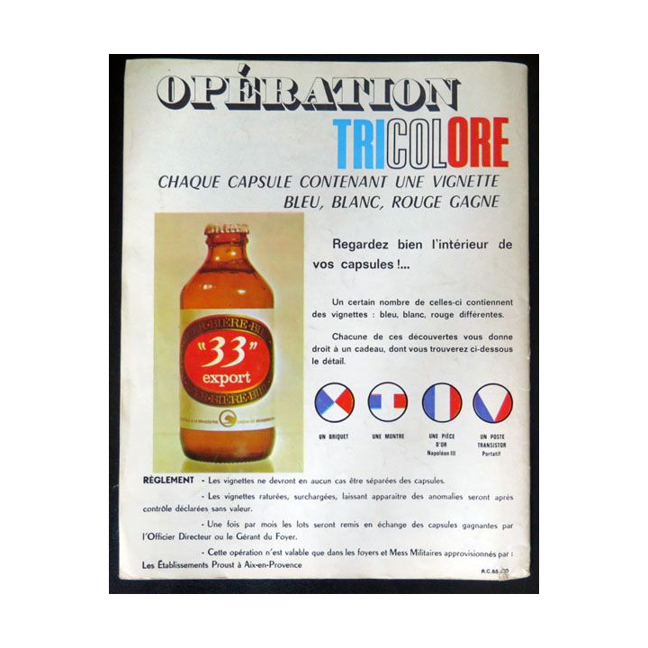 Képi Blanc : revue du Képi Blanc n° 345 de Avril Camerone 1976