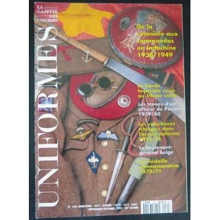 LA GAZETTE DES UNIFORMES n° 144 septembre octobre 1993
