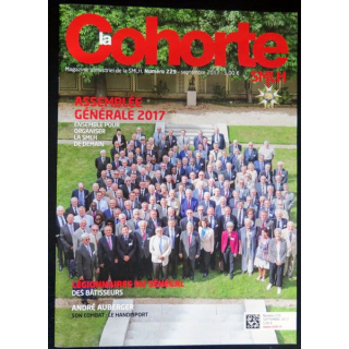 LA COHORTE N° 229  Septembre 2017  un portrait sur André Auberger