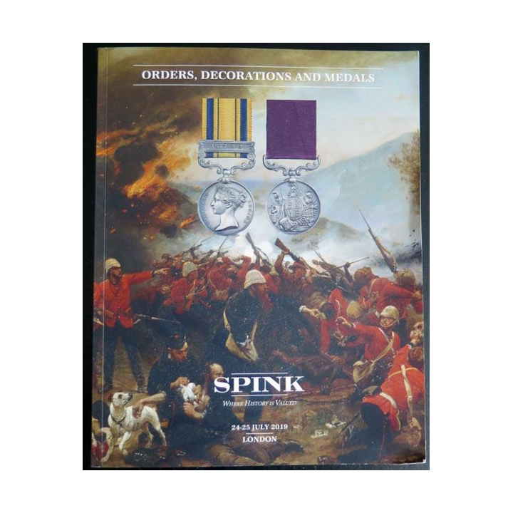 CATALOGUE SPINK july 2019 - 1022 lots de décorations english medals