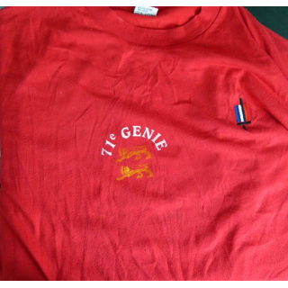 Tee shirt de la 5° compagnie du 71° Régiment du Génie la 5 : Tot Dret 