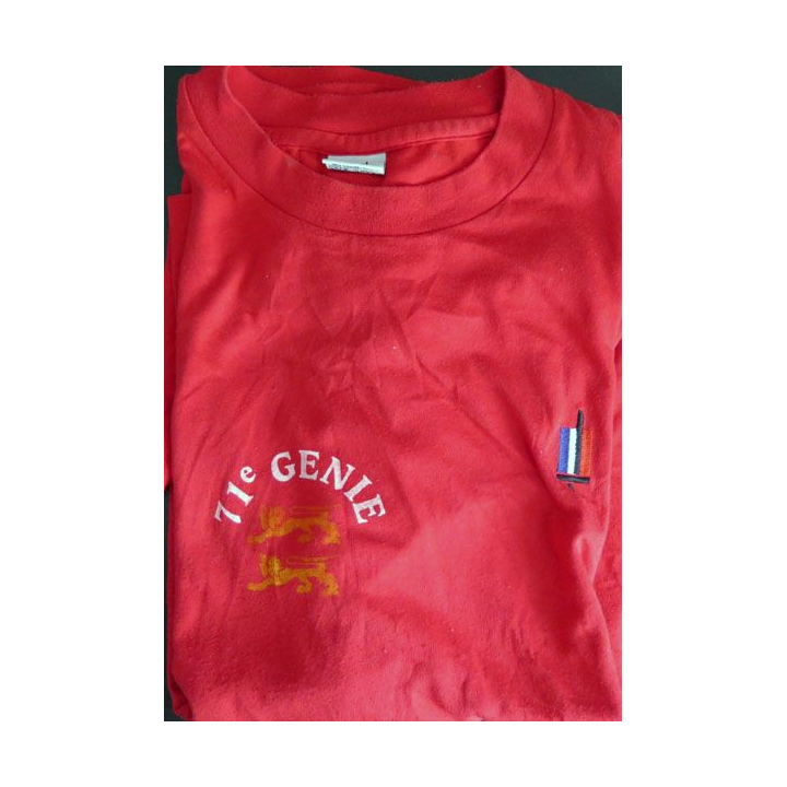 Tee shirt de la 5° compagnie du 71° Régiment du Génie la 5 : Tot Dret 